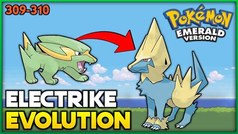 when does electrike evolve emerald